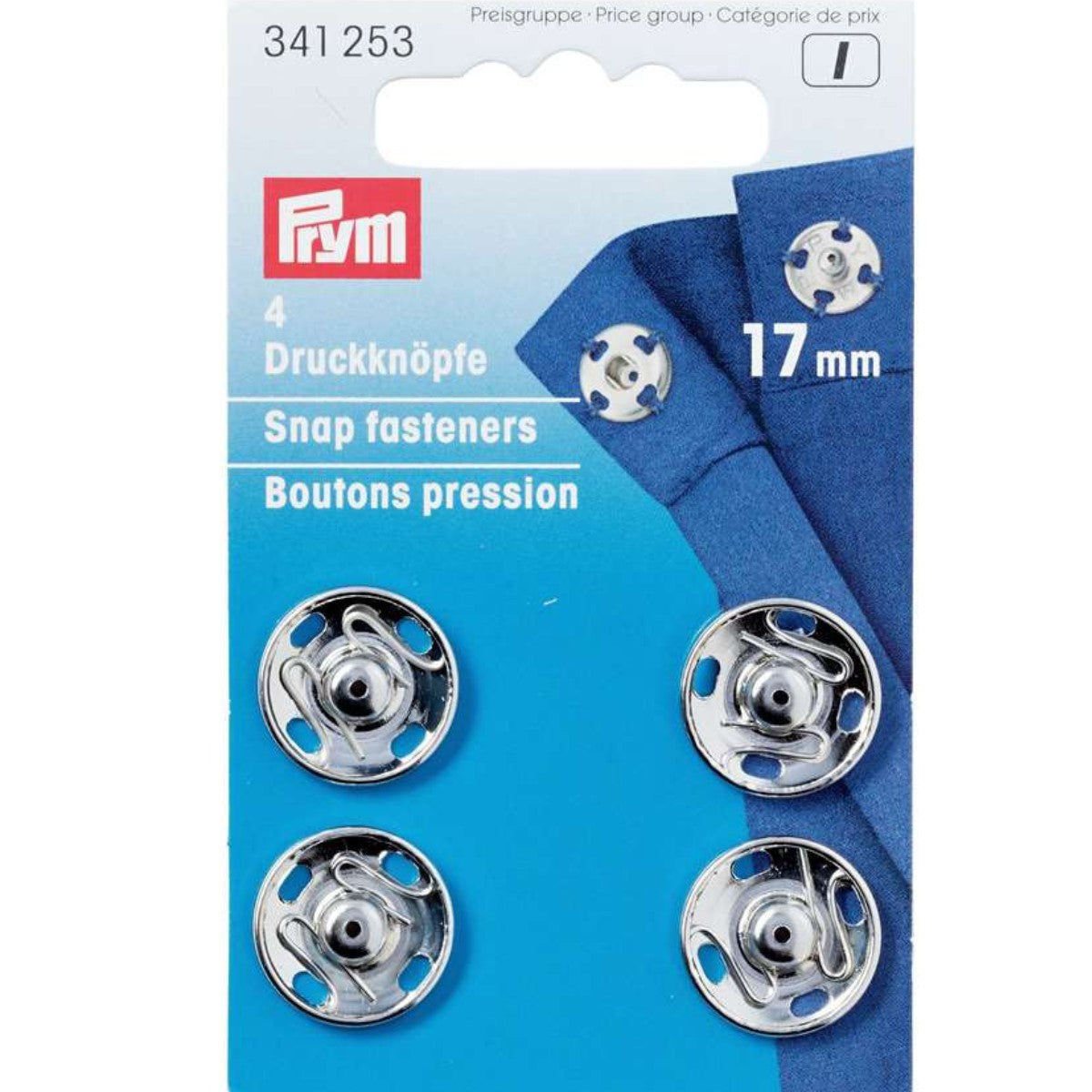 Neppari ommeltava hopea Prym, useita vaihtoehtoja