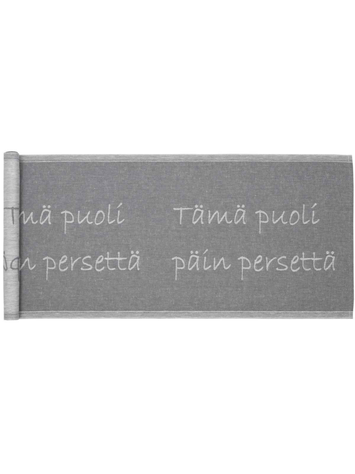 Laudeliina Tämä puoli päin persettä tummanharmaa, Jokipiin Pellava