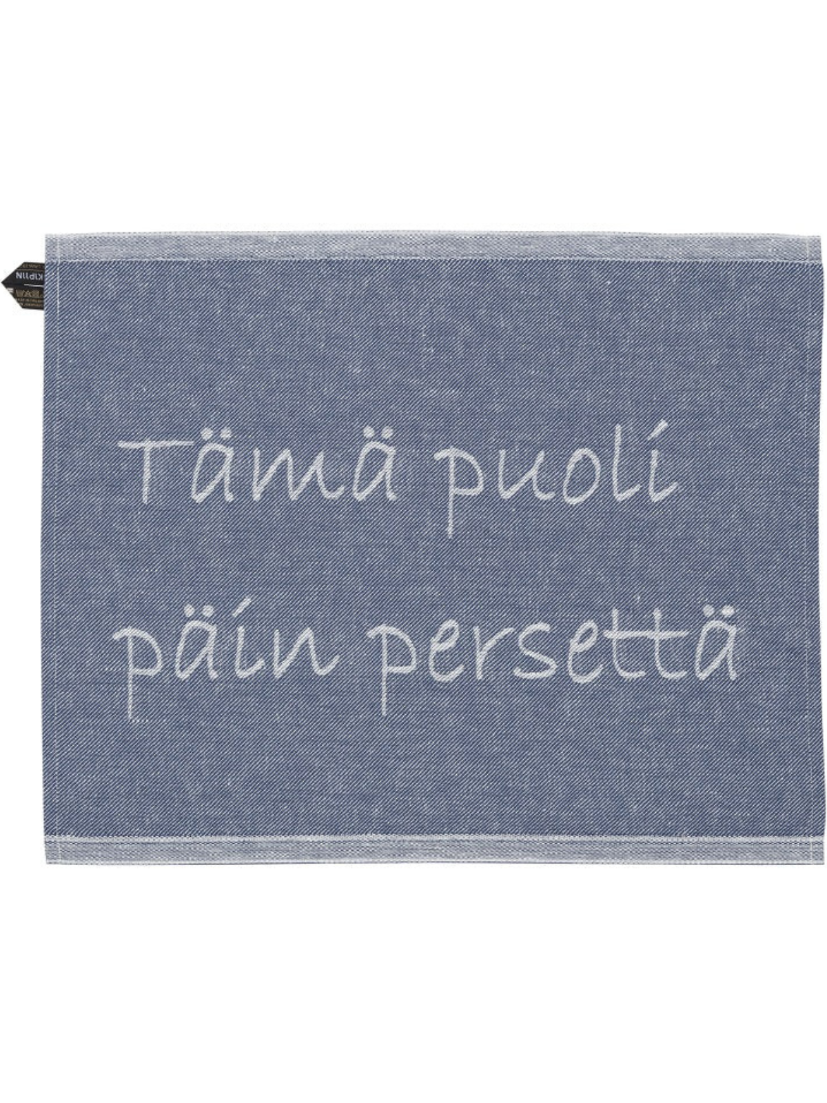 Pefletti Tämä puoli päin persettä tummansininen, Jokipiin Pellava