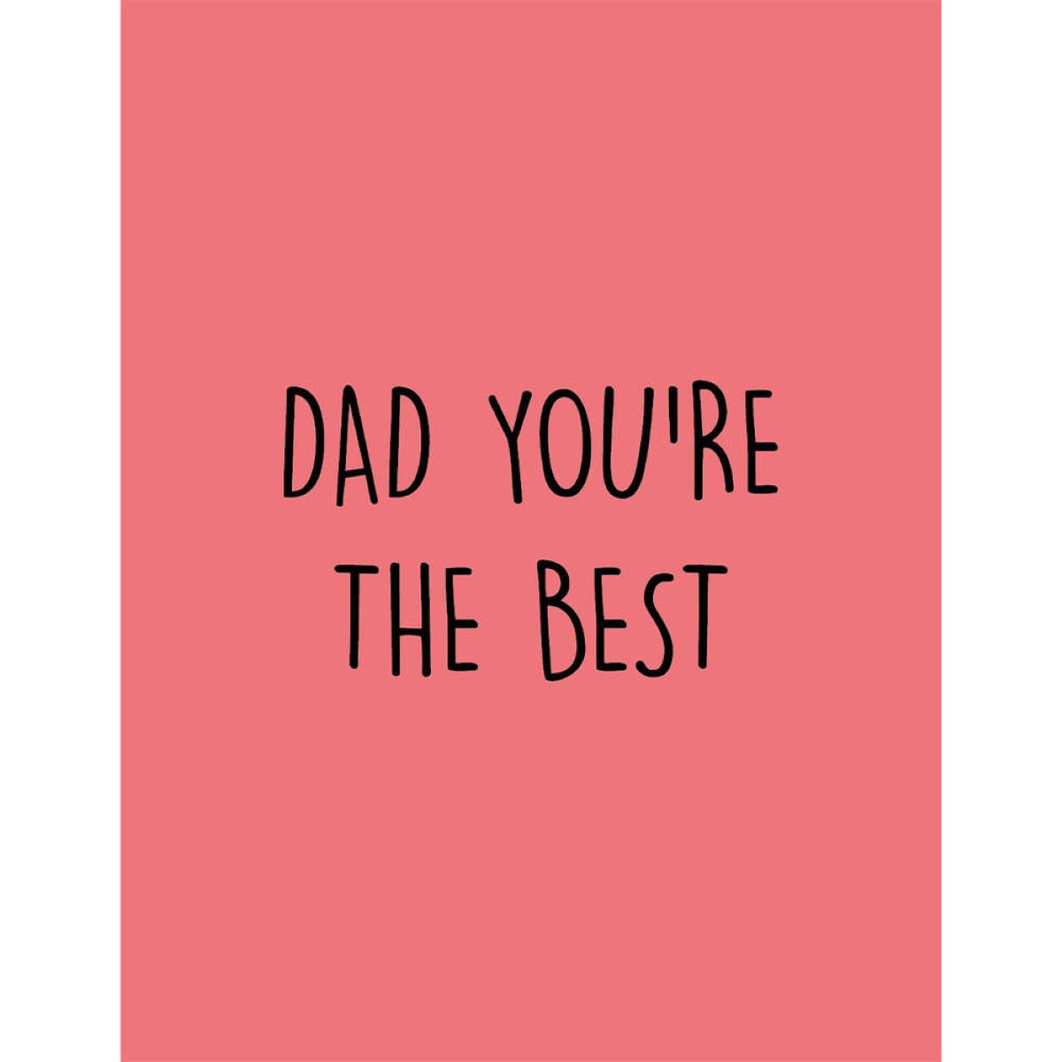 Postikortti Dad You´re the Best
