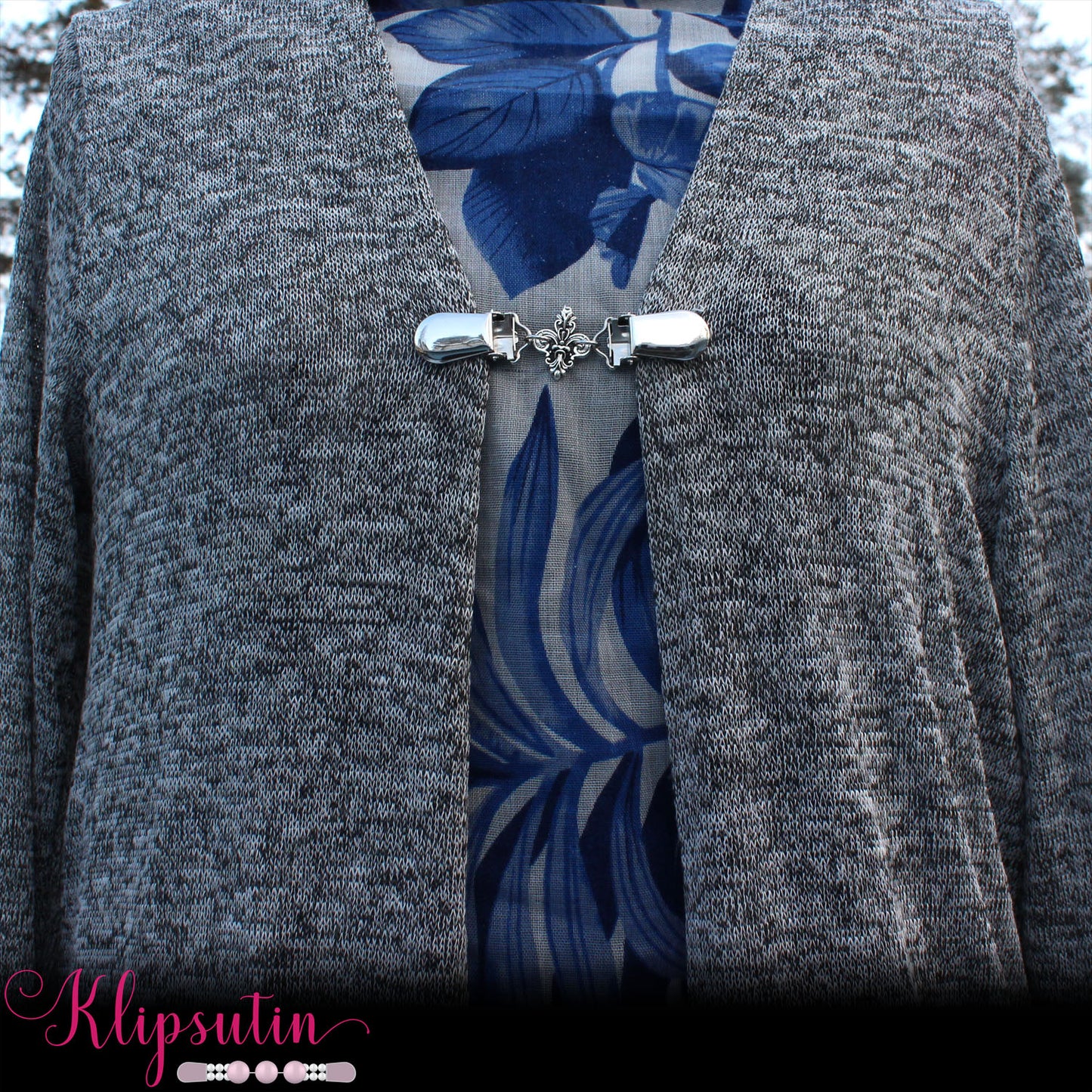 Klipsutin Ranskanlilja hopea