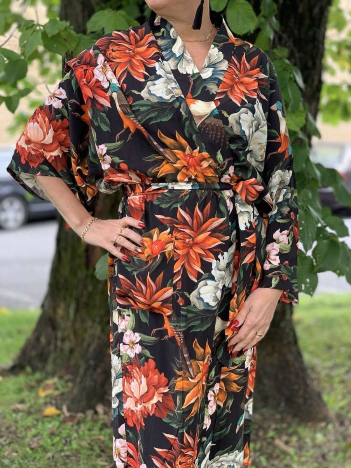 Kimono, aamutakki Kolibri