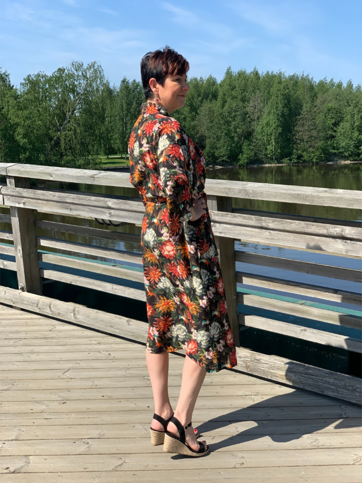 Kimono, aamutakki Kolibri