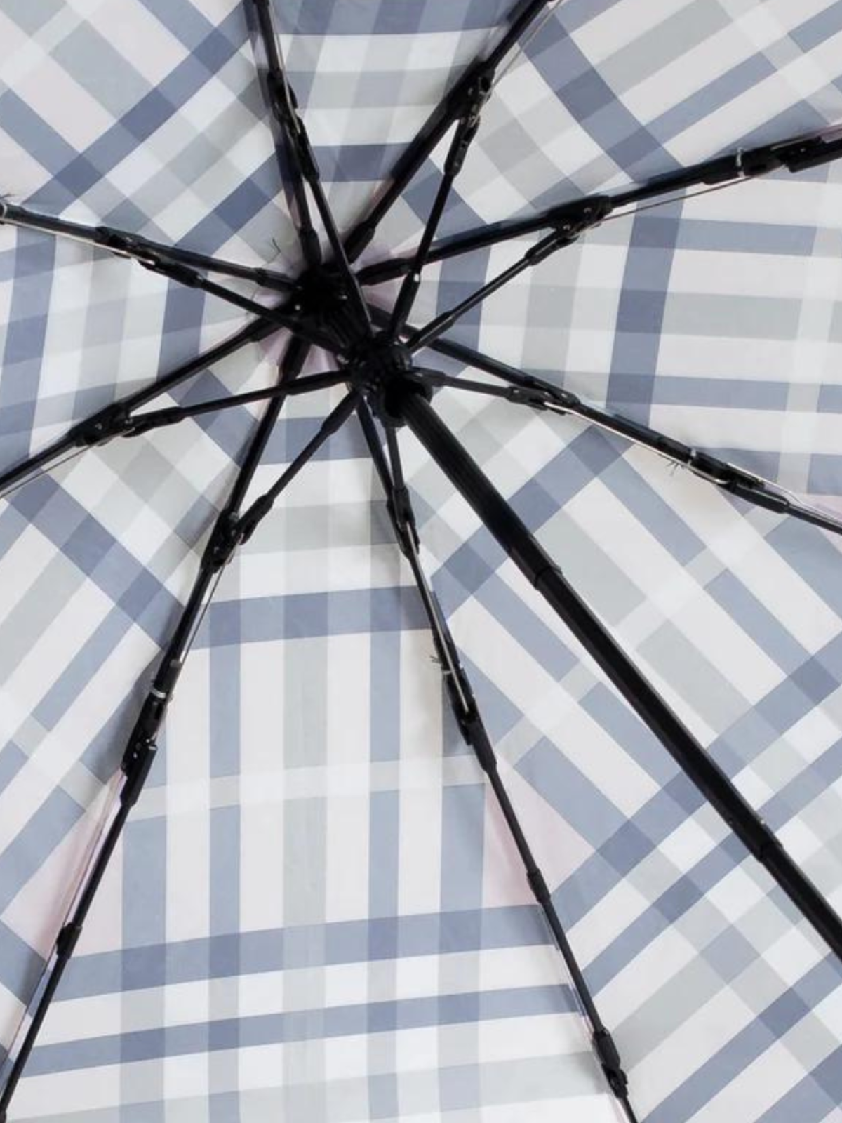 Sateenvarjo kokoontaitettava rosa ruudullinen, Lasessor