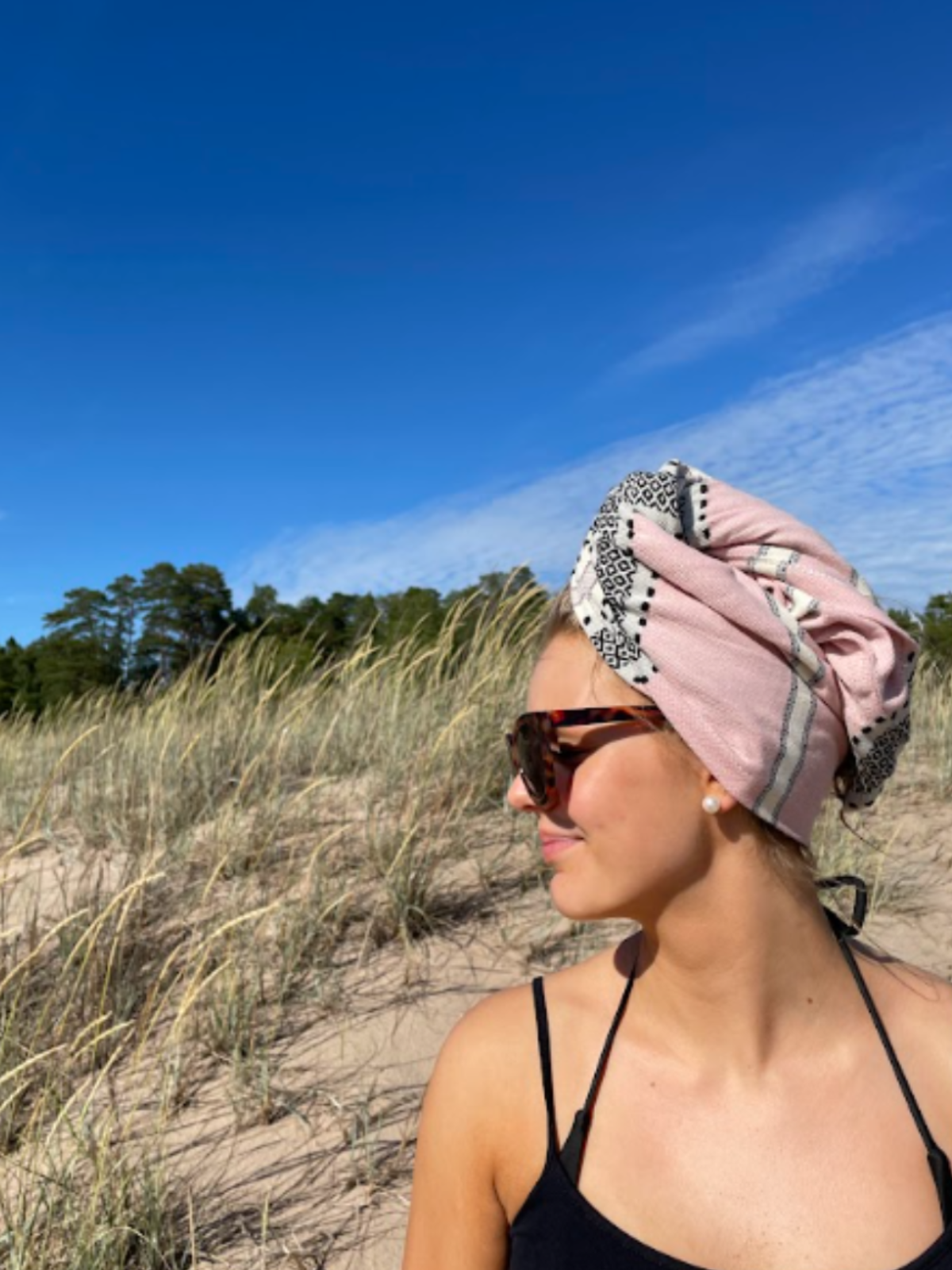 Hamam turbaani Together vaaleanpunainen