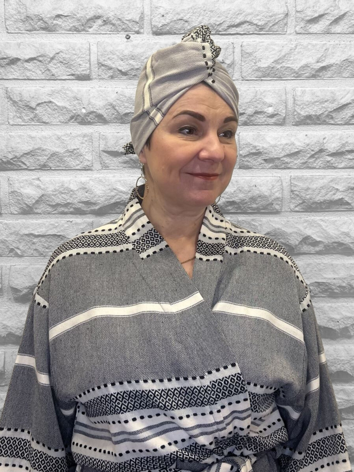 Hamam turbaani Together vaaleanharmaa