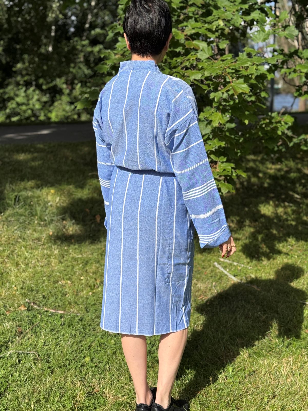 Hamam kylpytakki Vire sininen