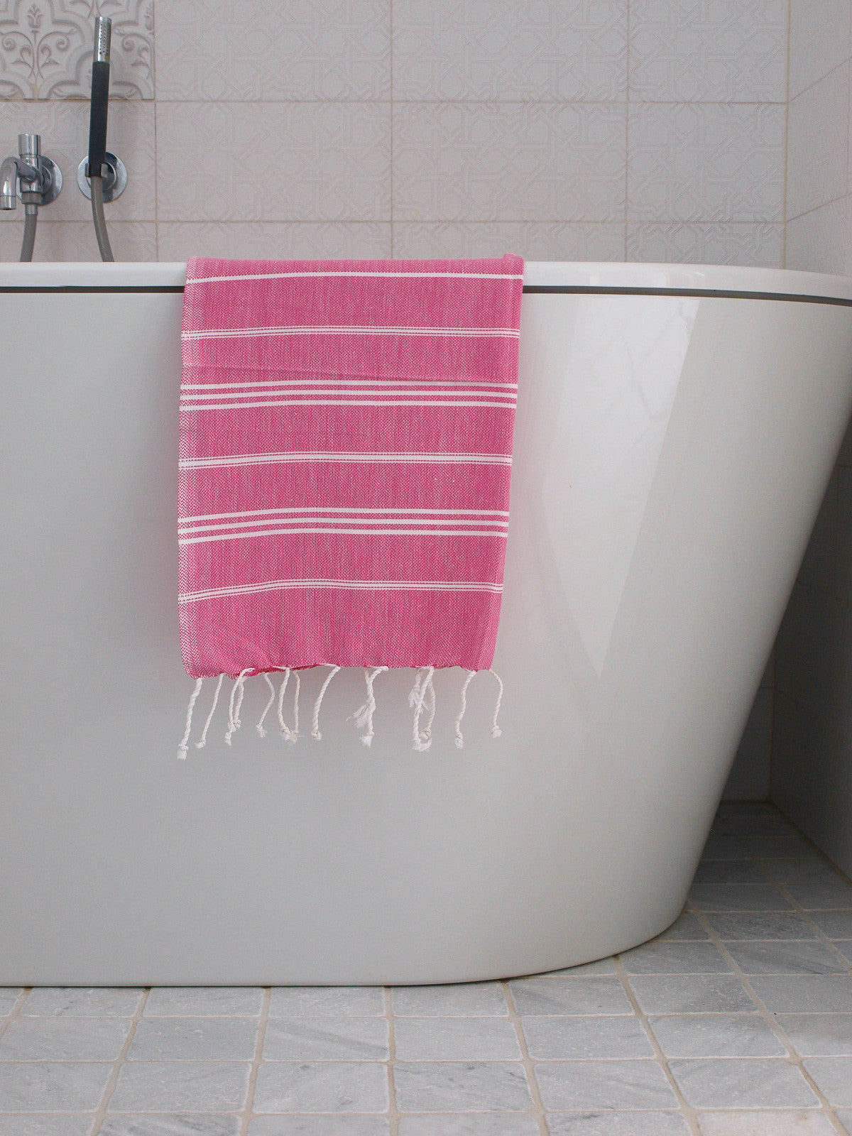 Hamam käsipyyhe Siru fuksia puuvilla 50x100cm