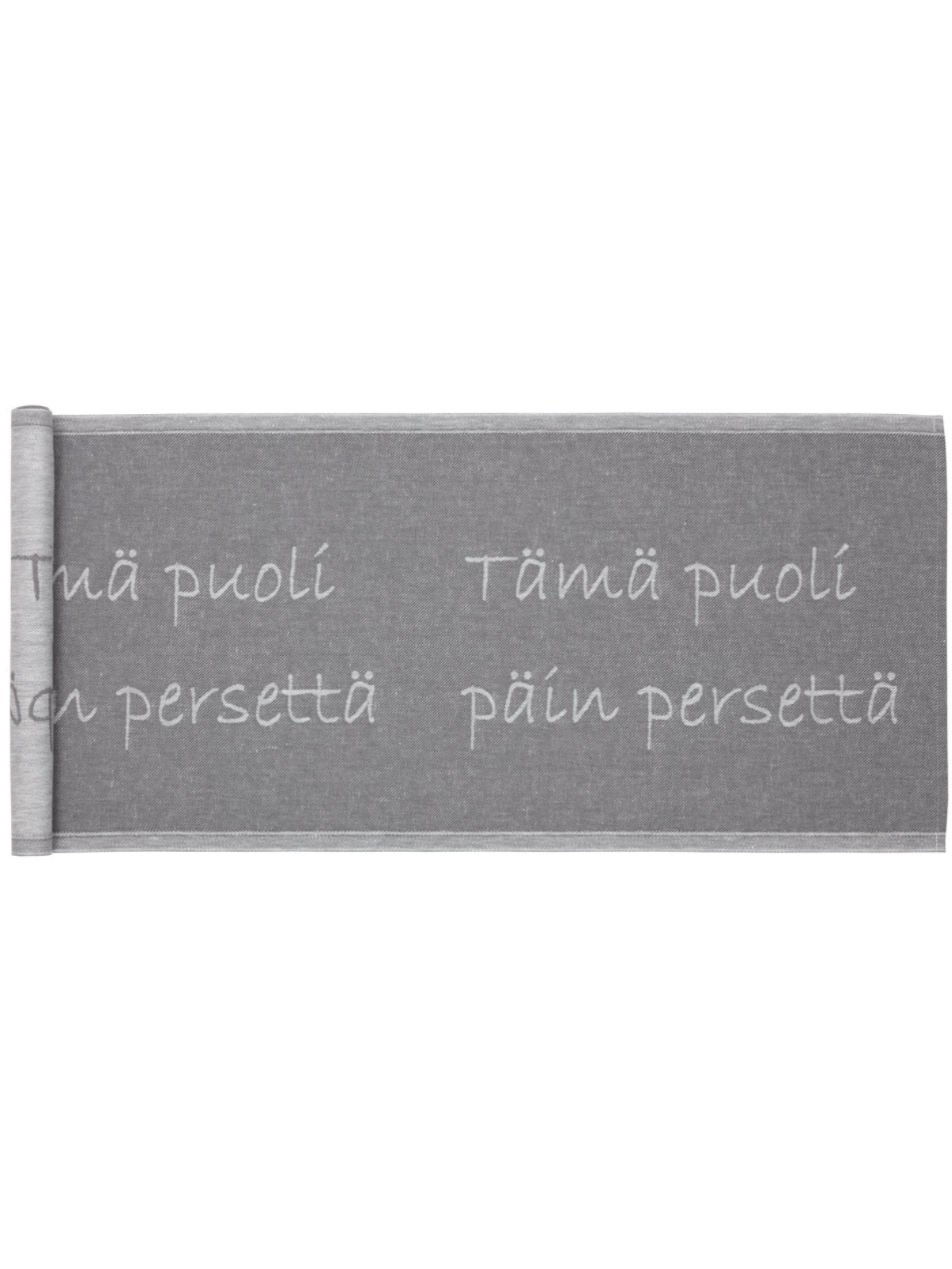 Laudeliina Tämä puoli päin persettä tummanharmaa, Jokipiin Pellava