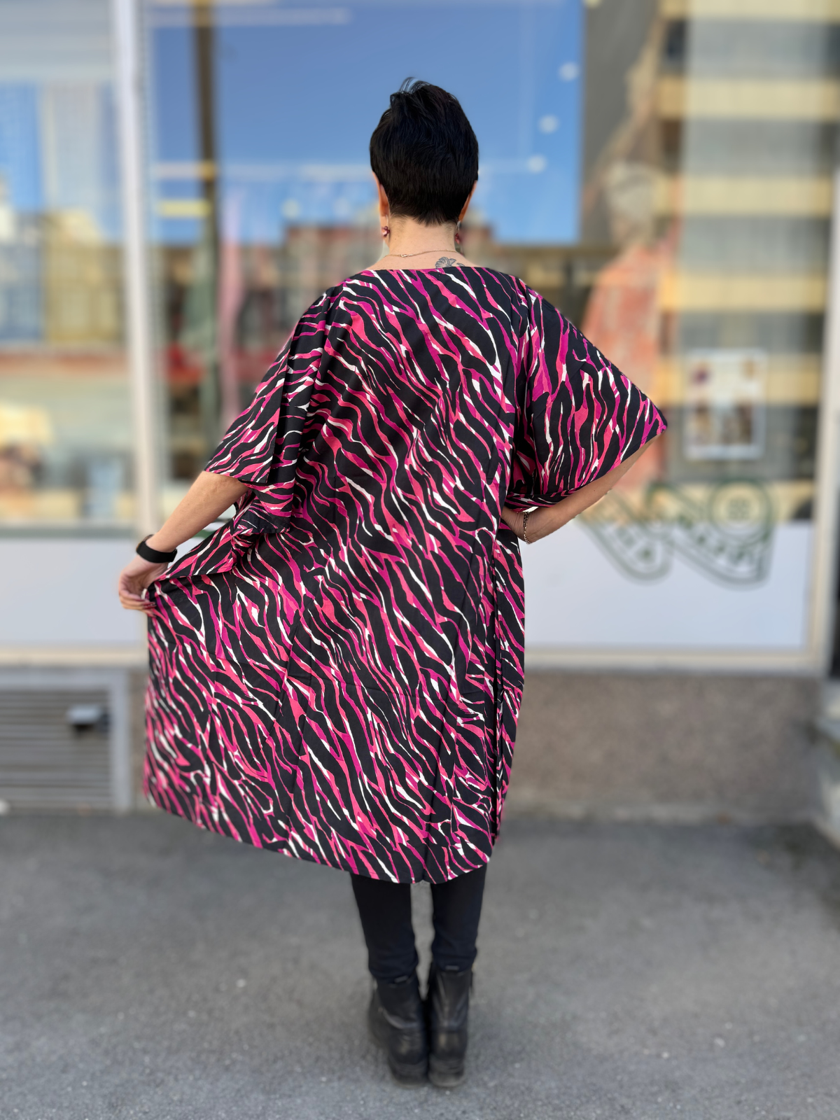 Tunika, poncho Alma fuksia, Lasessor