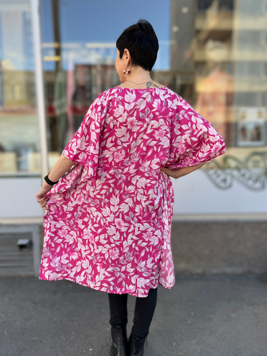 Tunika, poncho Capri fuksia, Lasessor