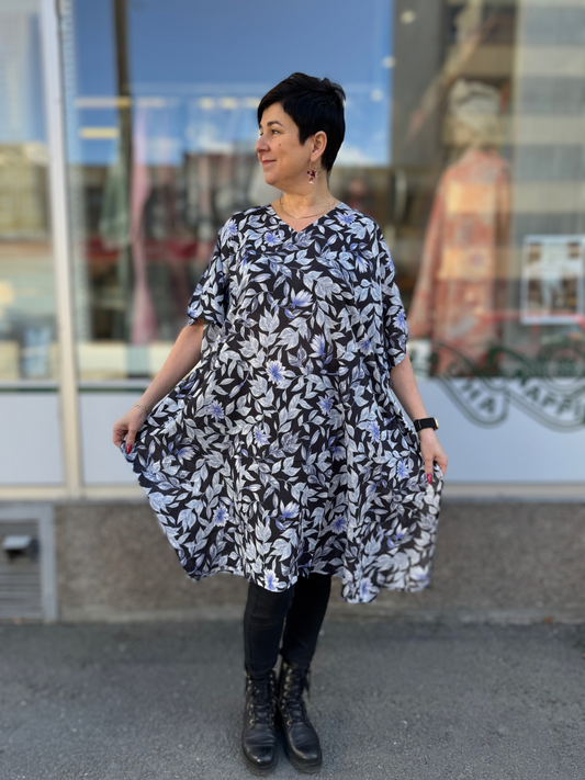 Tunika, poncho Capri tummansininen, Lasessor