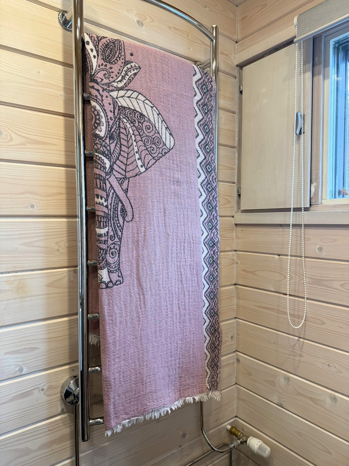 Hamam pyyhe Elefantti roosa puuvilla 95x195cm