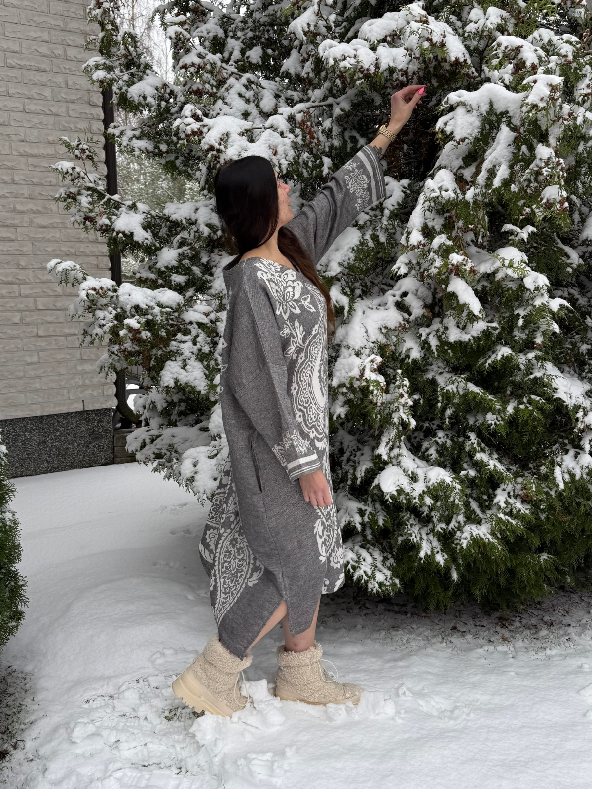 Hamam tunika Lumo musta