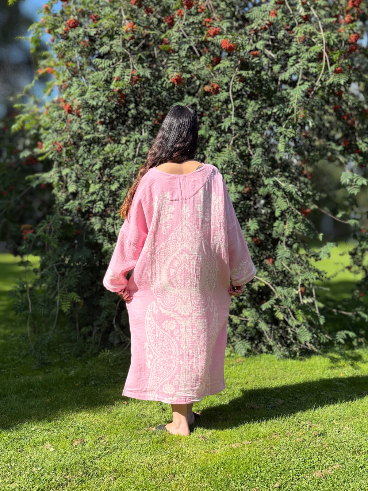 Hamam tunika Lumo pinkki