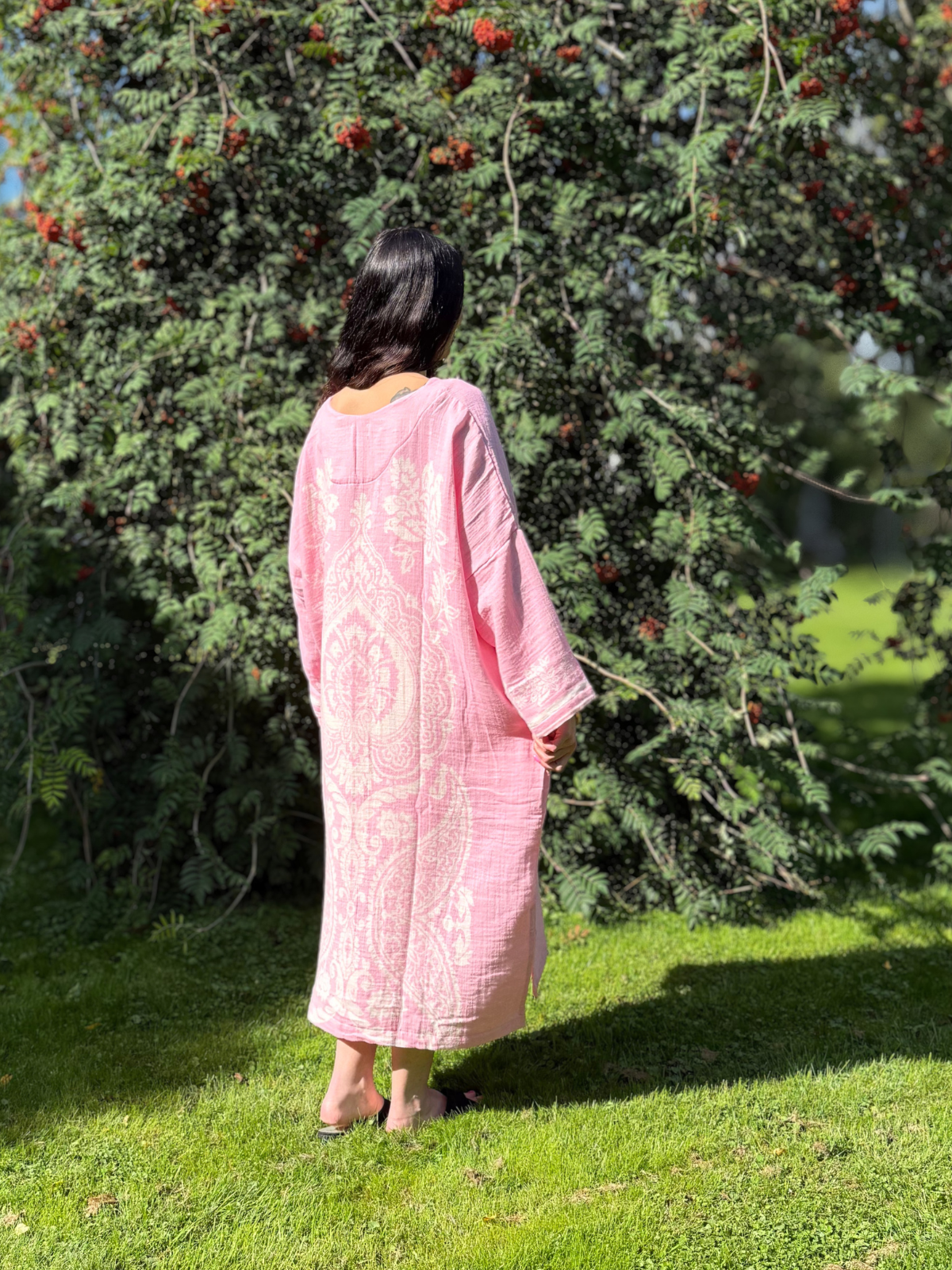 Hamam tunika Lumo pinkki