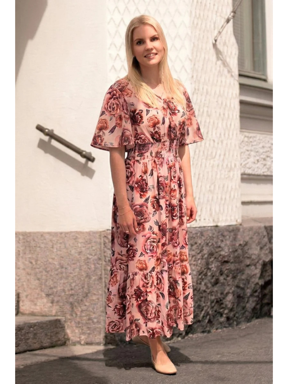 Mekko Hanae lyocell rosa, Lasessor