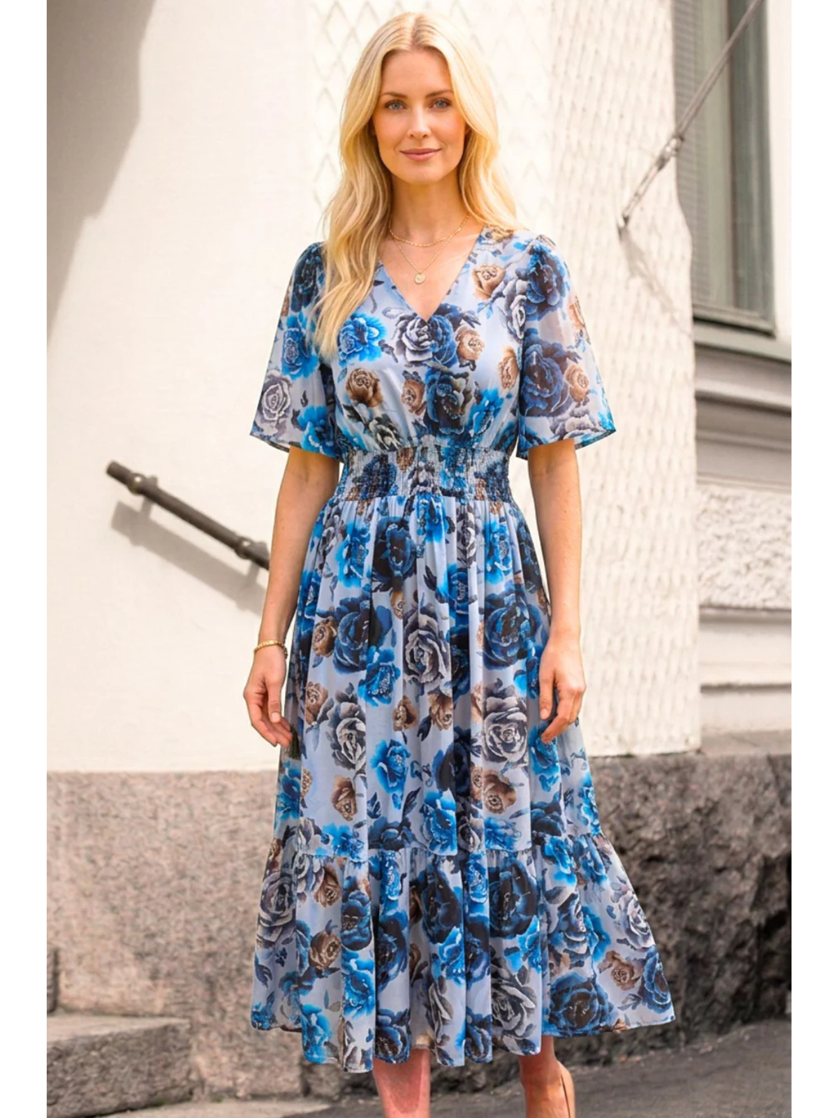 Mekko Hanae lyocell sininen, Lasessor