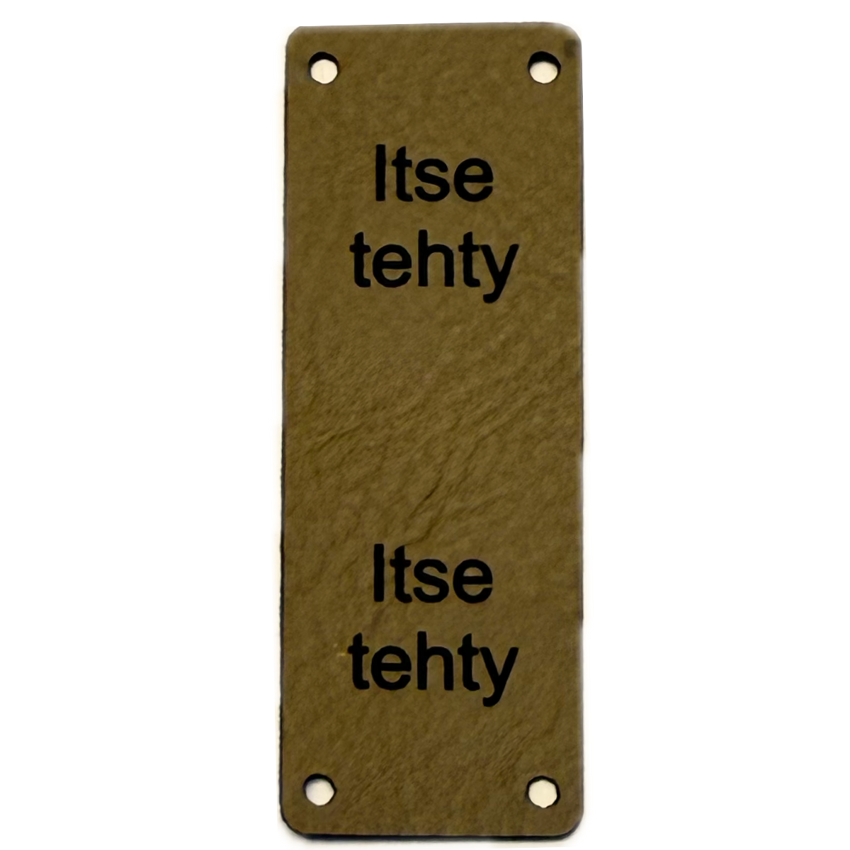 Merkki keinonahkaa Itse tehty taitettava, vaaleanruskea