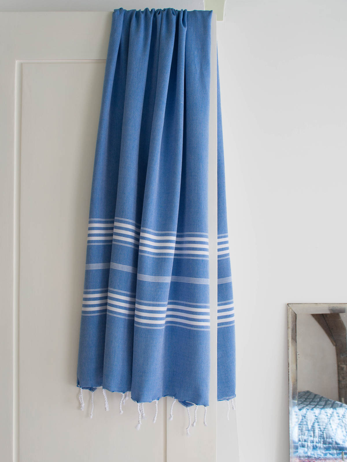 Hamam pyyhe Jätti sininen puuvilla 100x210cm