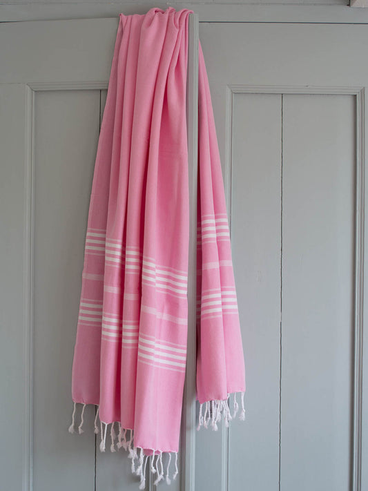 Hamam pyyhe Jätti pinkki puuvilla 100x210cm