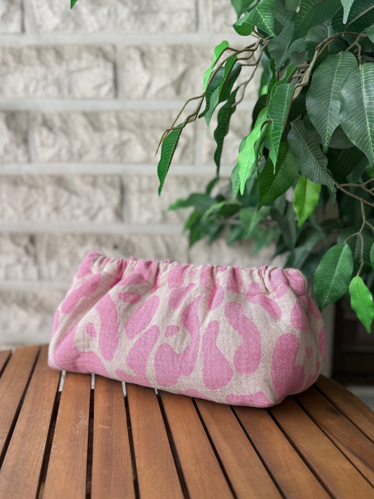 Käsilaukku, meikkipussi Keros pinkki