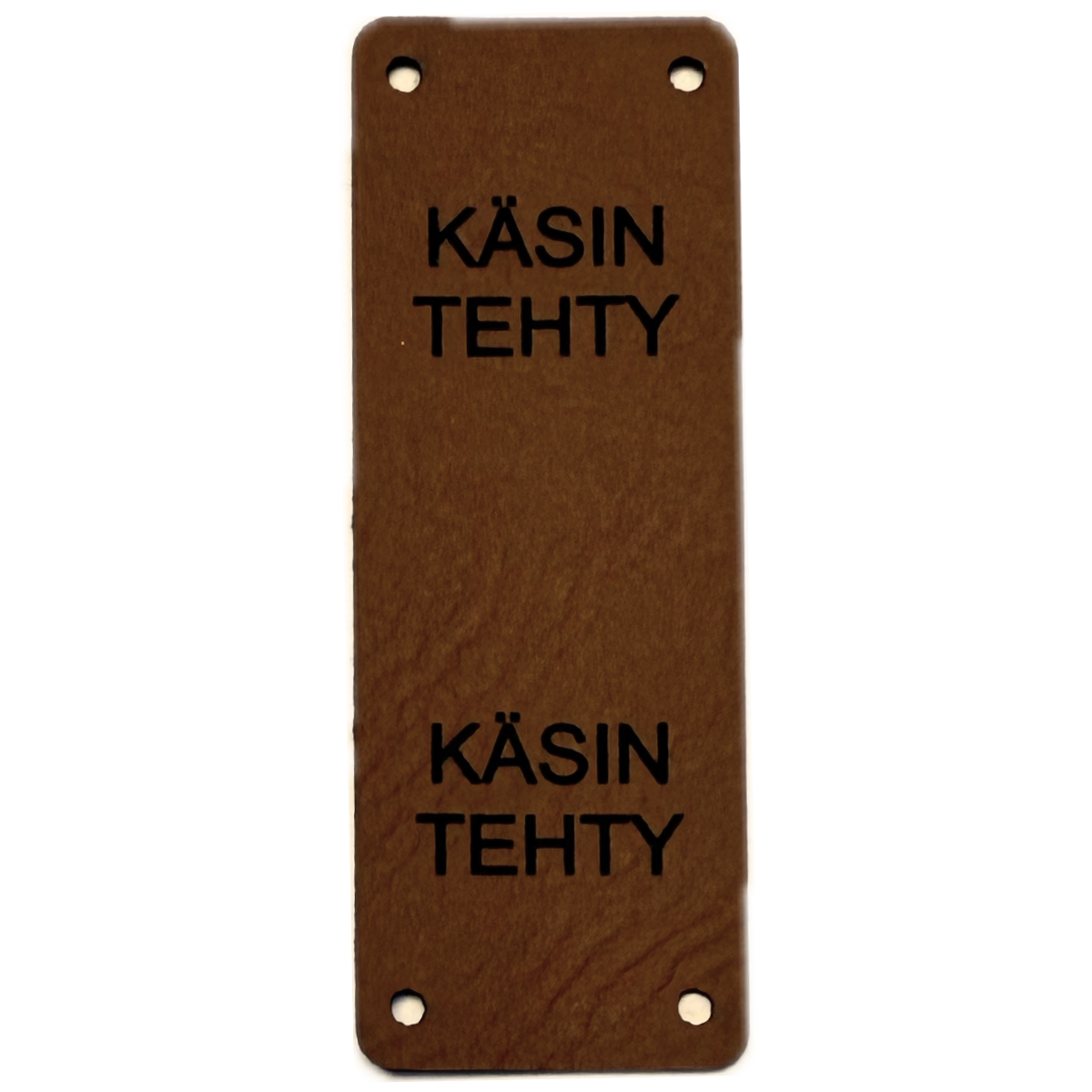 Merkki keinonahkaa KÄSIN TEHTY taitettava, konjakki