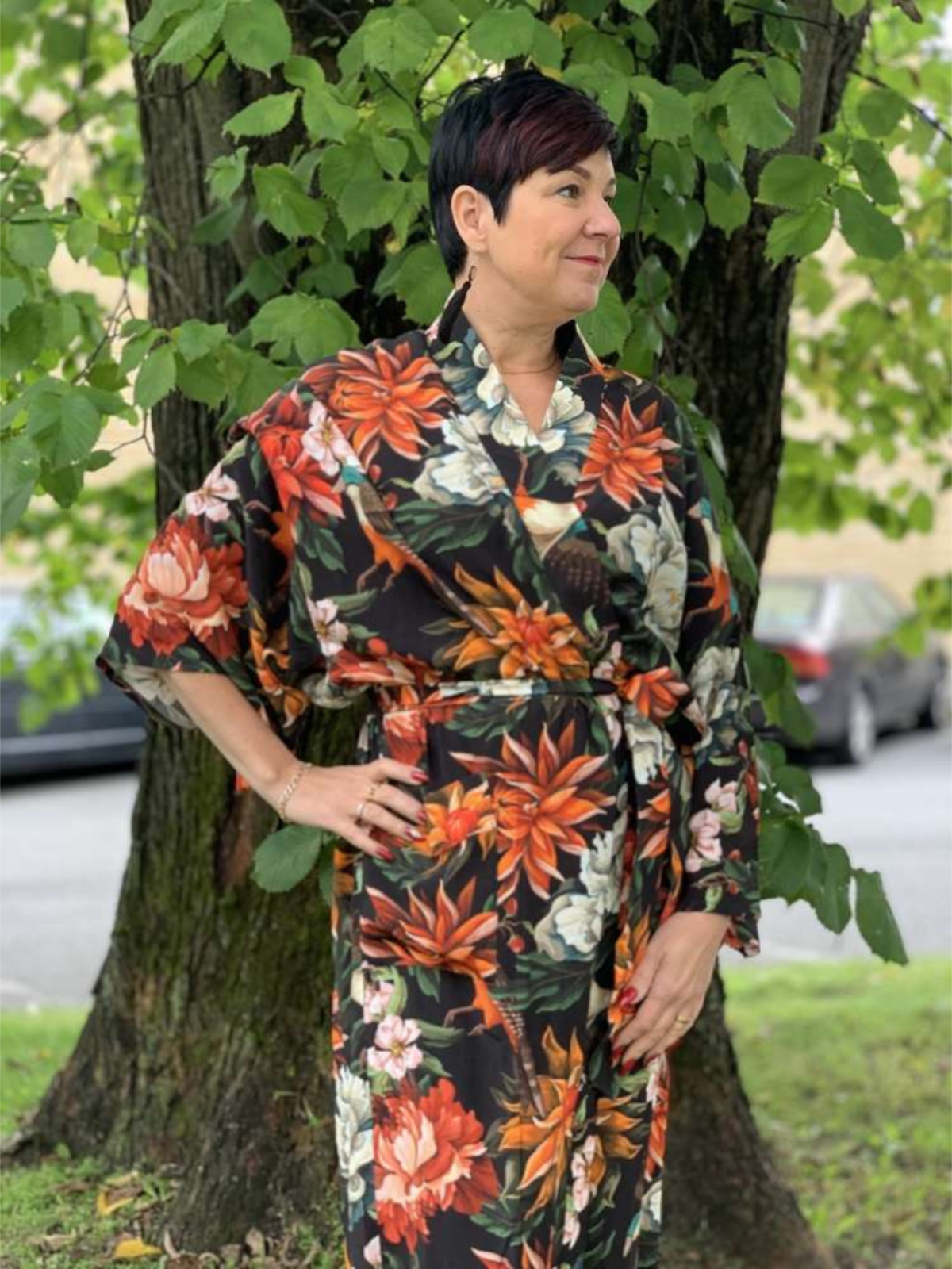 Kimono, aamutakki Kolibri
