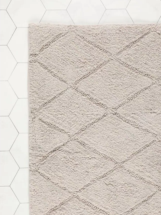 Kylpyhuoneenmatto Ruutu beige