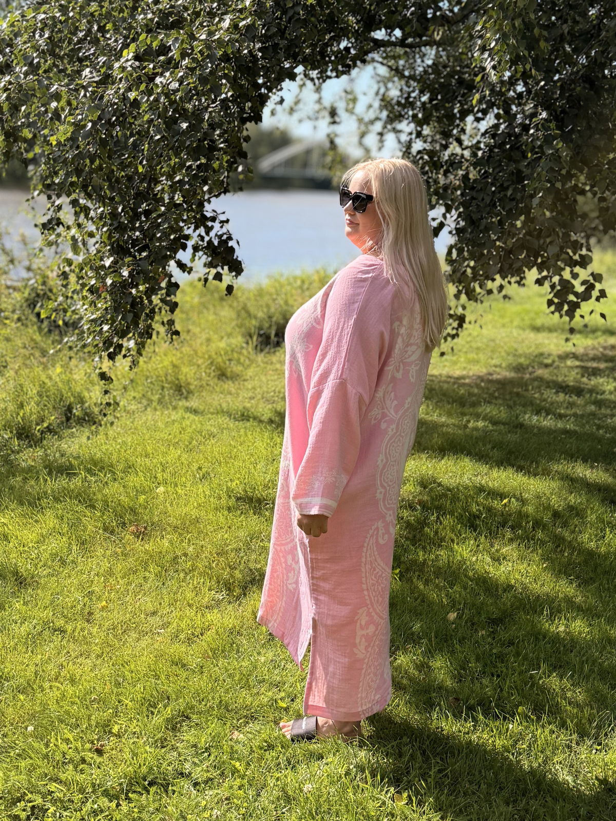 Hamam tunika Lumo pinkki