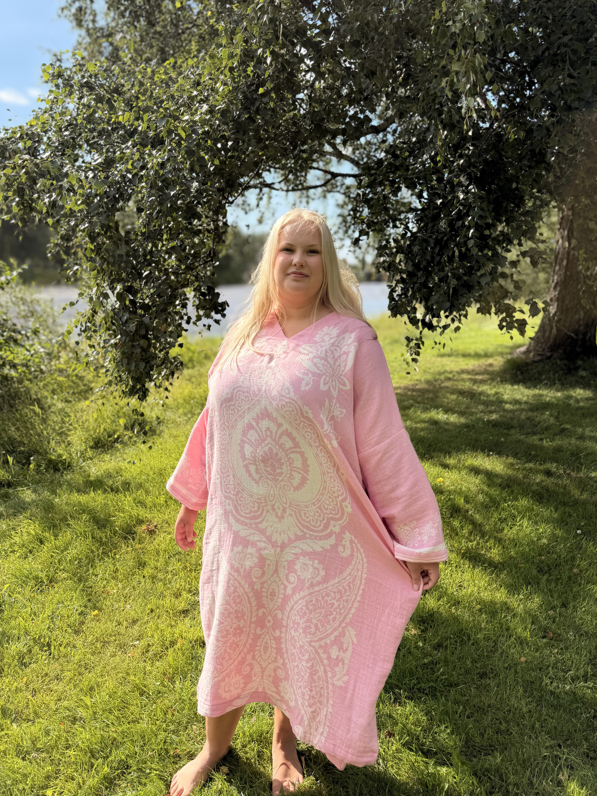 Hamam tunika Lumo pinkki