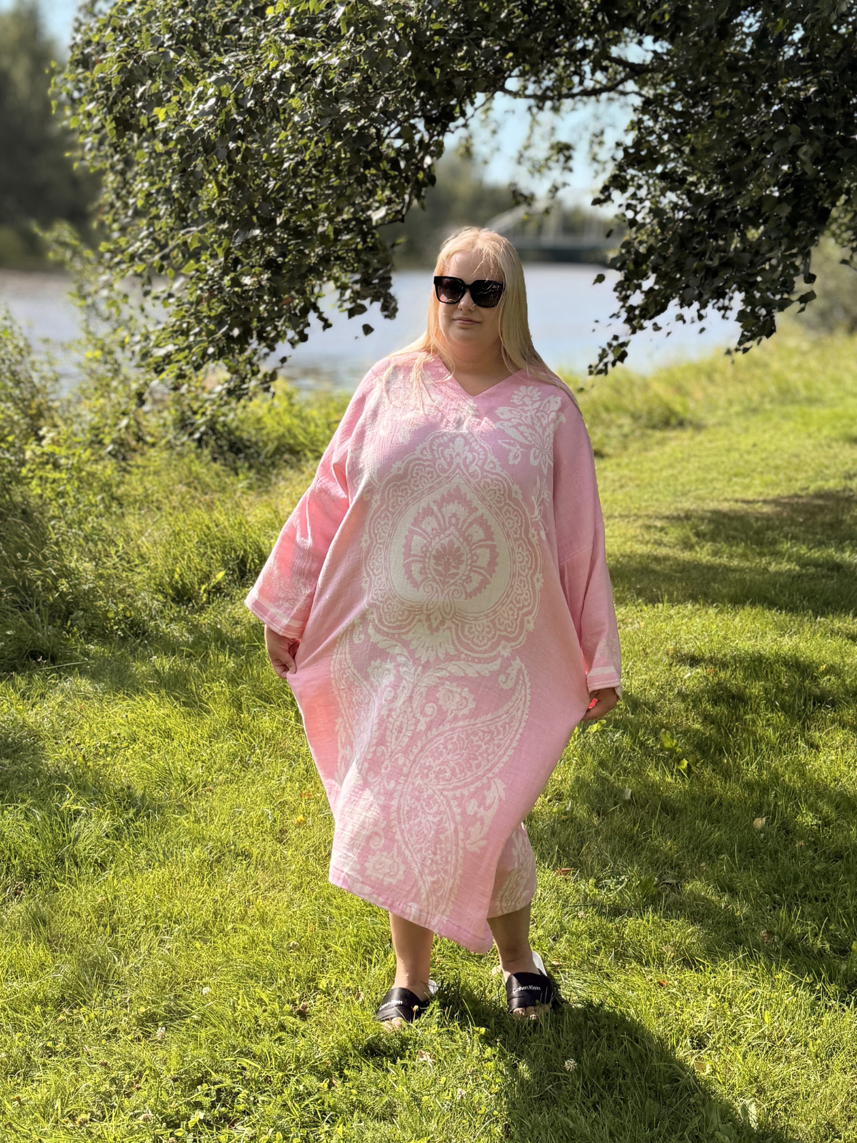 Hamam tunika Lumo pinkki