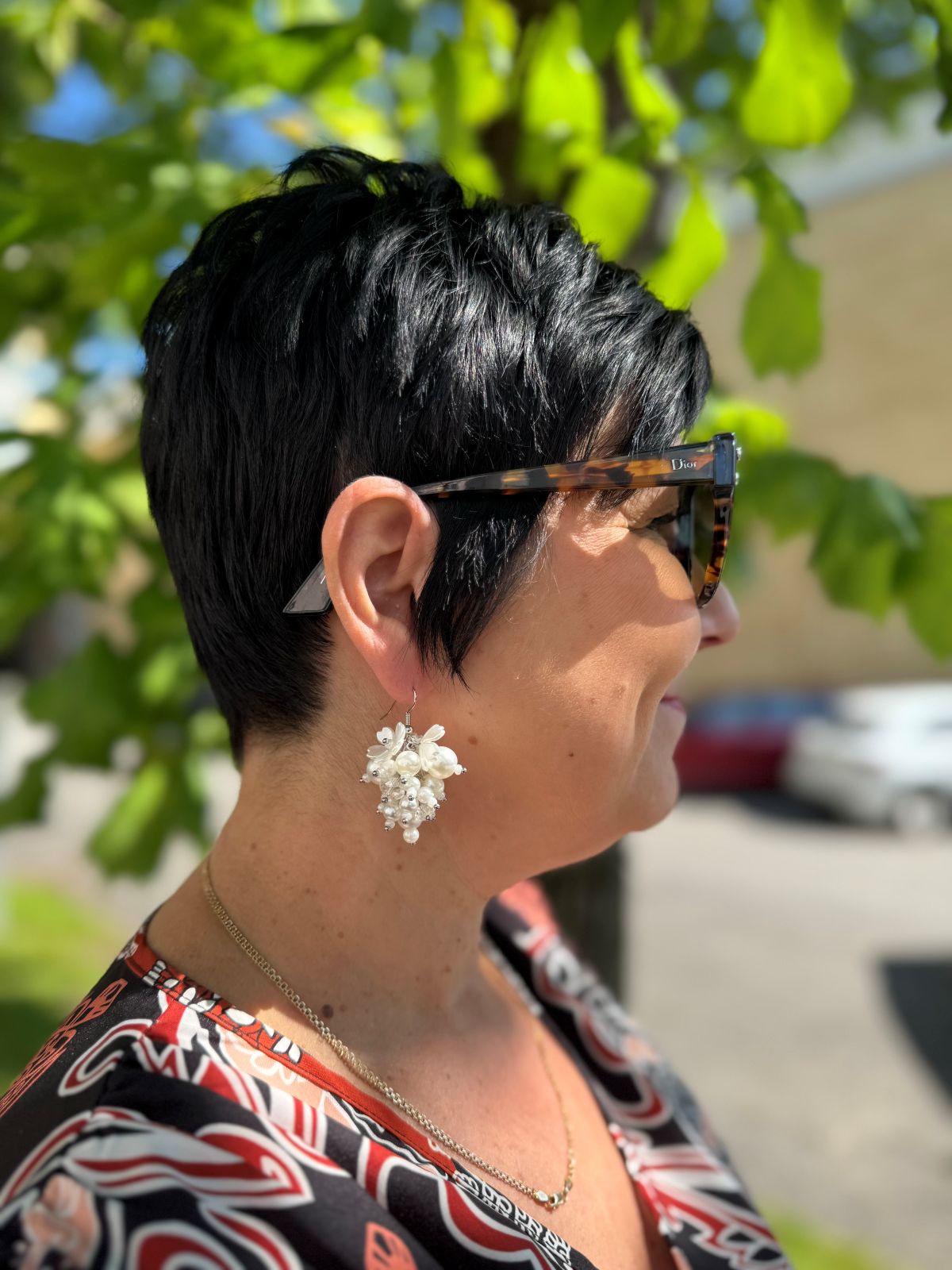 Korvakorut iso valkoinen