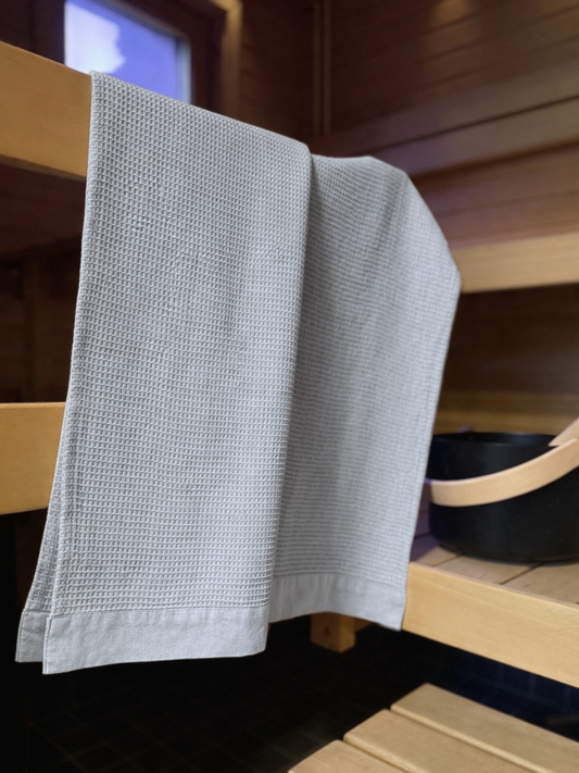 Pyyhe Kenno harmaa 90x180cm, Rento