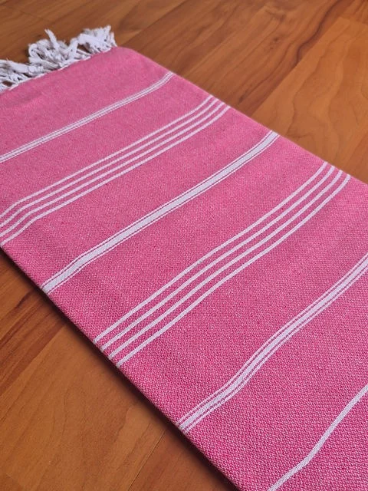Hamam pyyhe Riviera pinkki puuvilla 100x185cm