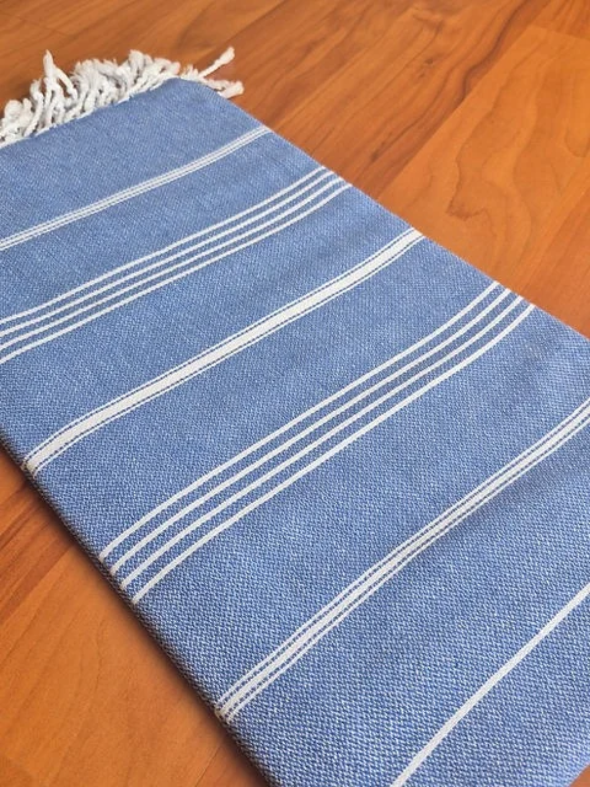 Hamam pyyhe Riviera sininen puuvilla 100x185cm