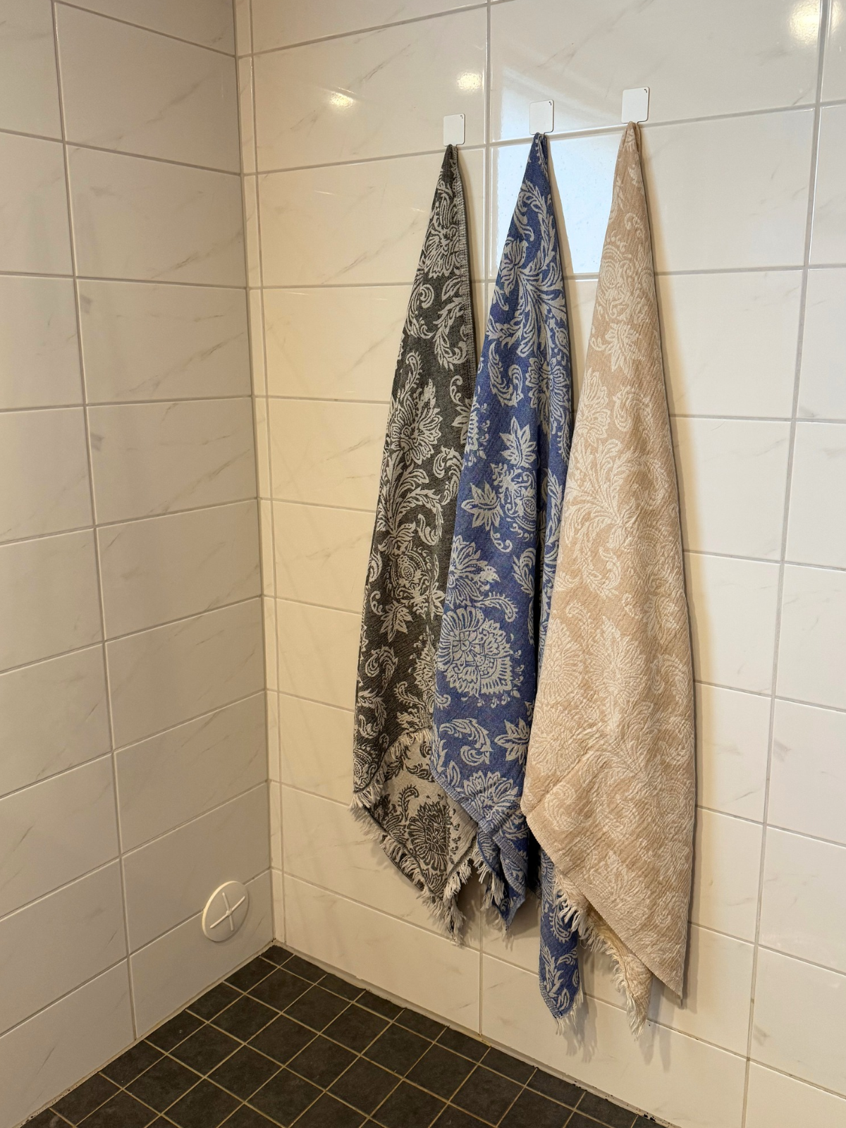 Hamam pyyhe Rokokoo beige puuvilla 95x185cm