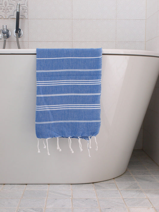 Hamam käsipyyhe Siru sininen puuvilla 50x100cm
