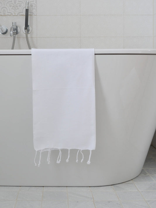 Hamam käsipyyhe Siru valkoinen puuvilla 50x100cm