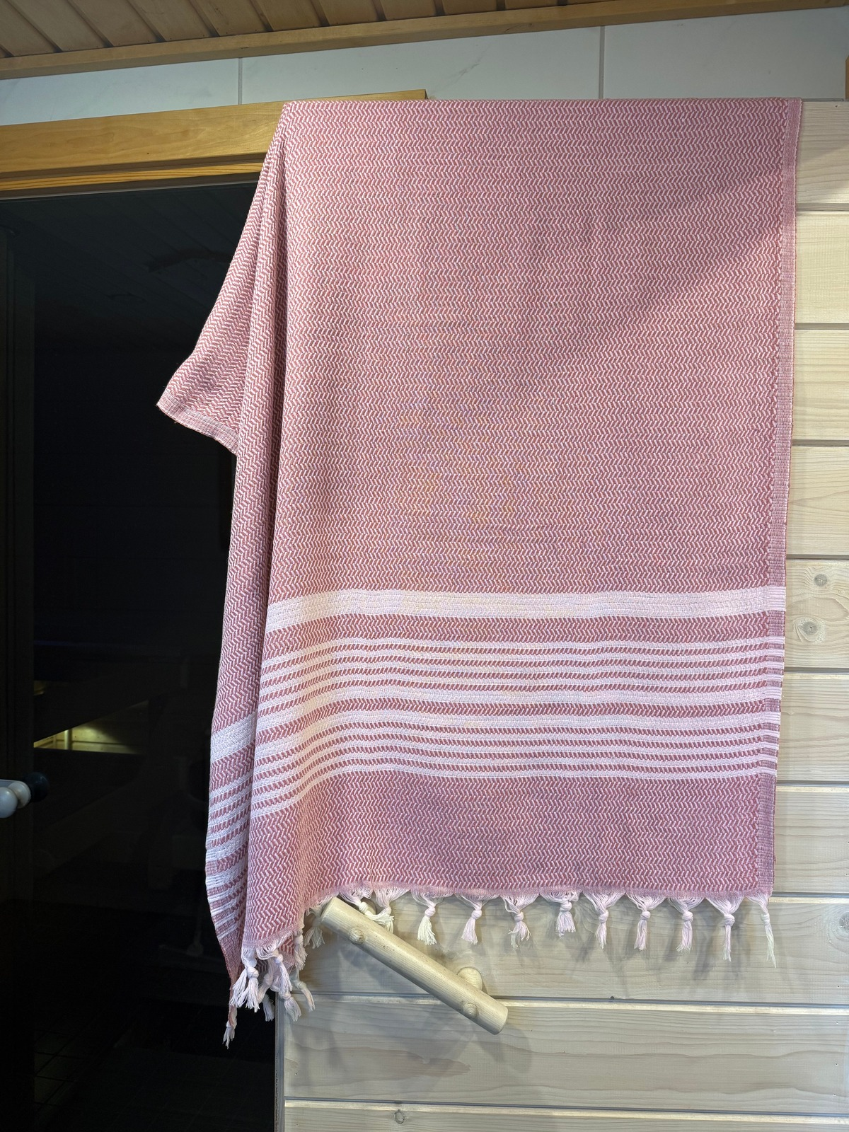 Hamam pyyhe Sora roosa puuvilla 95x185cm