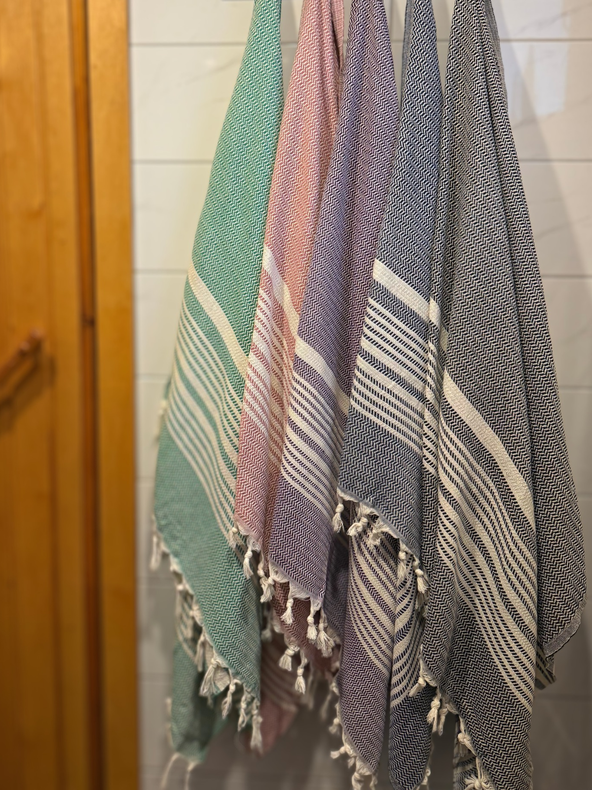 Hamam pyyhe Sora vihreä puuvilla 95x185cm