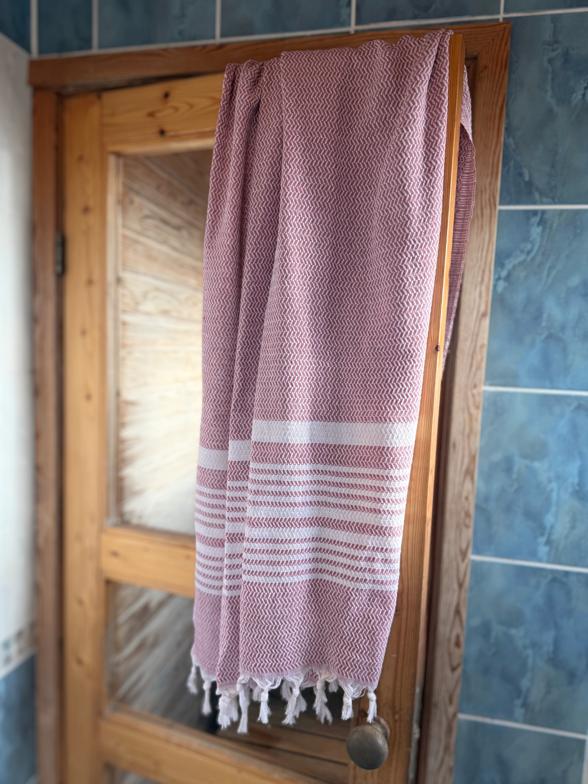 Hamam pyyhe Sora roosa puuvilla 95x185cm