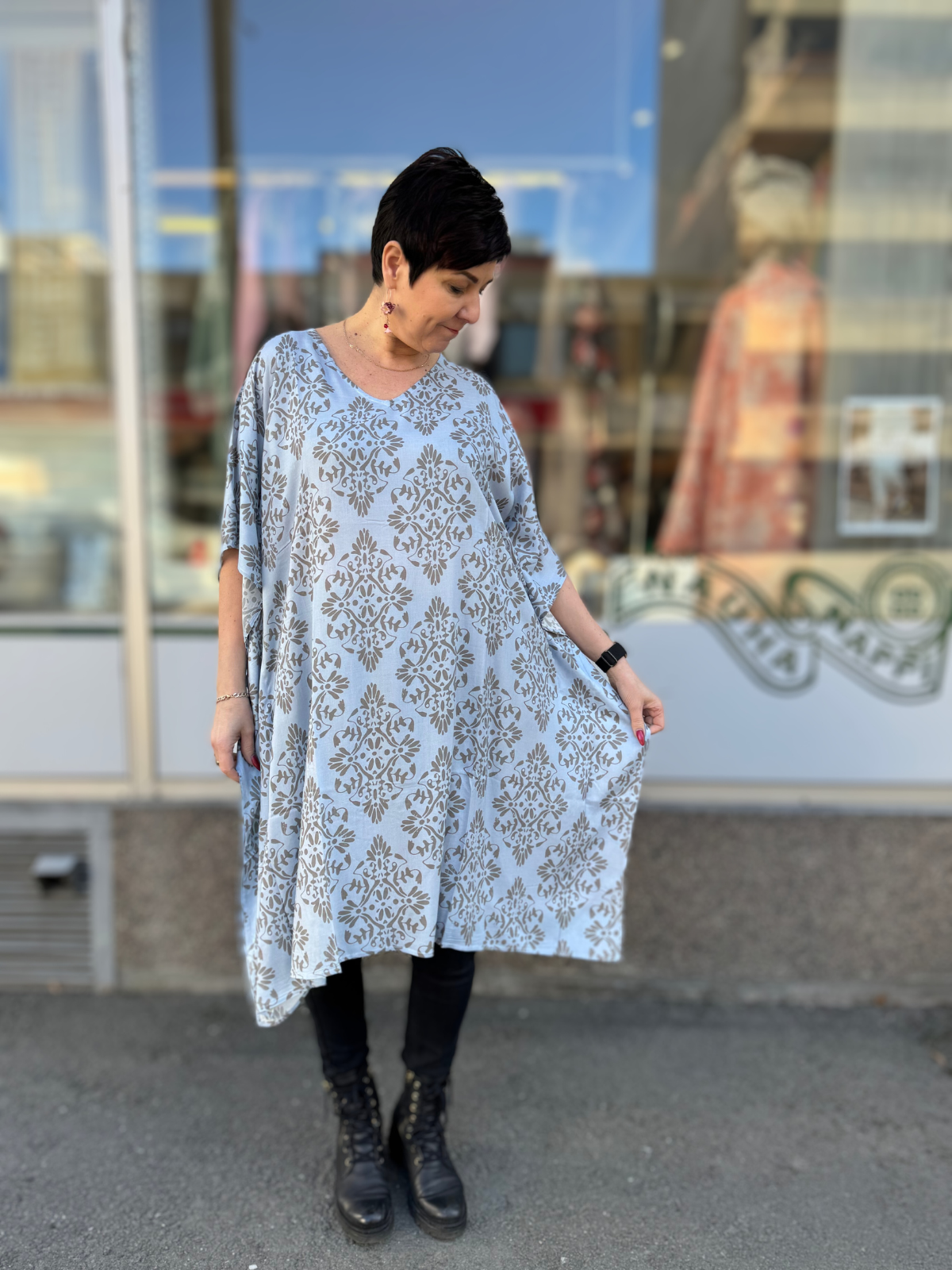 Tunika, poncho Tarina vaaleansininen, Lasessor