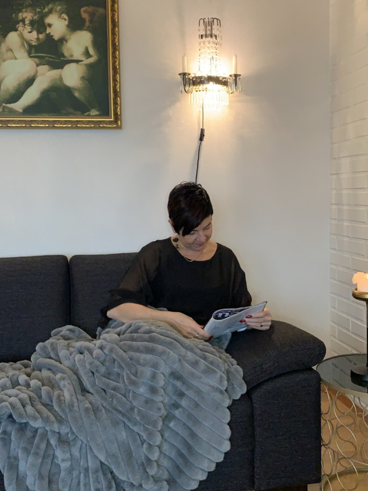 Torkkupeite Aalto harmaa  127x152cm